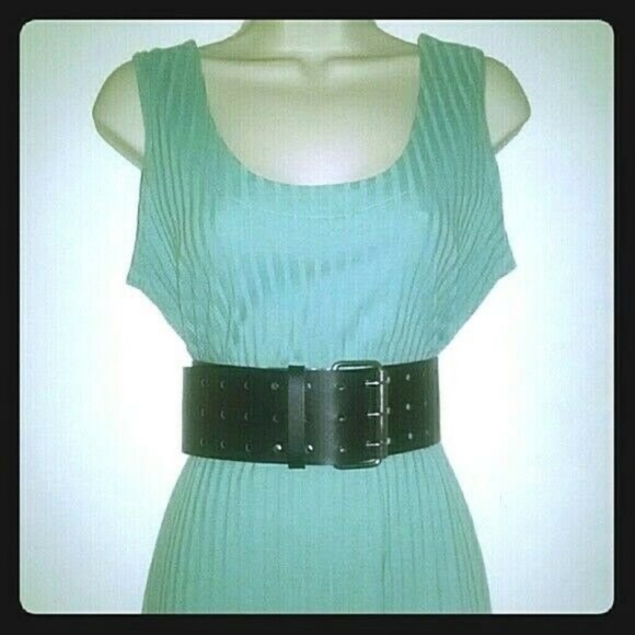 Vintage extra wide rare 3 prong fashion sexy belt main image 9